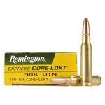 Remington 308 WIN 180 Grain, Core-Lokt, PSP