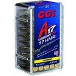 CCI A17 17HMR 17Gr. 50 Rds, Varmint Tip