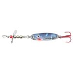 Northland Tackle "Macho" Whistler Prop Spoon, 3/8oz Silver Shiner