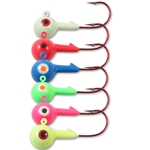 Northland Tackle Super-Glo Jig, 3/8 OZ, Multi Color- 4 PER PACK