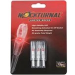 Nockturnal NOCKTURNAL S (6.5mm) LIGHTED NOCKS RED 3PK