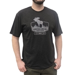 Excalibur Hunt Camp T-Shirt, Dark Charcoal, XL