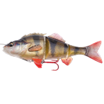 Savage Gear 4D Line Thru Perch, Yellow Perch