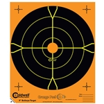 Caldwell ORANGE PEEL 4" BULLS-EYE TARGET 10/PKG