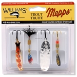 Mepps & Williams Assortment- Trout Kit