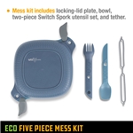 Uco ECO 5-piece Mess Kit, Ocean Blue