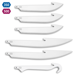 Outdoor Edge 350 (3.5") COMBO REPLACEMENT BLADES SET 6-PACK - STAINLESS