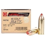 Hornady 45 COLT 225GR FTX LEVEREVOLUTION AMMO