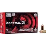 Federal American Eagle Handgun 9mm Luger 115 Grain