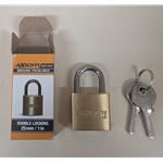 Axiom BRASS 25MM PADLOCK