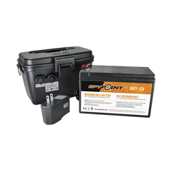 SPYPOINT 12V BATTERY, CHARGER & HOUSING KIT