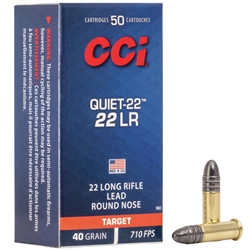 CCI 22LR Quiet, 40 Grain, LRN