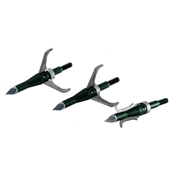 Excalibur X-ACT Mechanical Broadhead 100 gr. Stainless. 3-Blade, 1 7/16 Diameter (3 Pack)