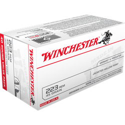 Winchester 223 REM. 45Gr. JHP, 50 Rounds