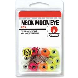 Rapala Neon Moon Eye Jig Glow Kit 3/8 Assorted