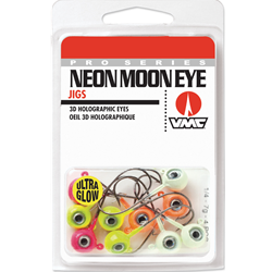 Rapala Neon Moon Eye Jig Glow Kit 1/4 Assorted