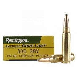 Remington 300 Savage, 150 Gr. Core-Lokt PSP