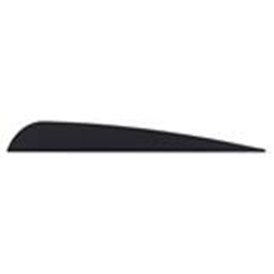 AAE ELITE PLASTIFLETCH 5"BLACK 100PK