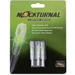 Nockturnal NOCKTURNAL S (6.5mm) LIGHTED NOCKS GREEN 3PK