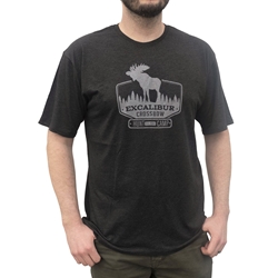 Excalibur Hunt Camp T-Shirt, Dark Charcoal, XL