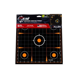 Allen EZ Aim, Adhesive Sight-In Target, with Splash Technology, 5pk