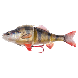 Savage Gear 4D Line Thru Perch, Yellow Perch