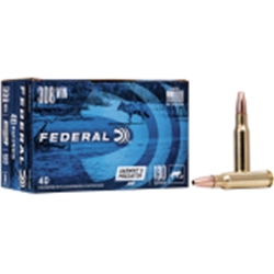 Federal 308 WIN 130GR JHP VARMINT/PREDATOR 40 RD/BOX