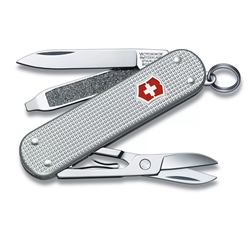 Victorinox Swiss Army - Classic SD - Silver Alox Ribbed, 58mm