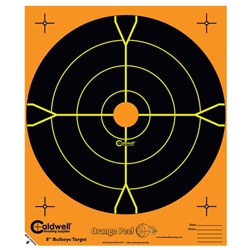 Caldwell ORANGE PEEL 4" BULLS-EYE TARGET 10/PKG