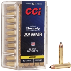 CCI 22 MAG VMAX 30GR Poly-Tip V-MaX 2200FPS