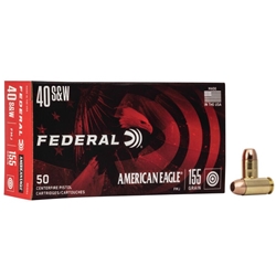 Federal American Eagle, 40 S&W 155GR. FMJ