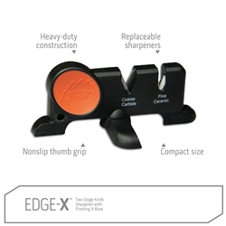 Outdoor Edge EDGE-X 2-STAGE KNIFE SHARPENER