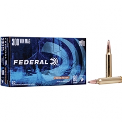 Federal 300 Win Mag - 180 GR. JSP "POWER-SHOK"