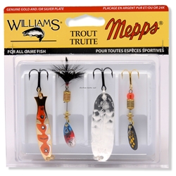 Mepps & Williams Assortment- Trout Kit