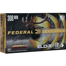 Federal 308 WIN 178GR ELD-X AMMO