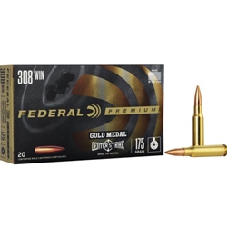 Federal GOLD MEDAL 308 WIN 175GR CENTERSTRIKE AMMO