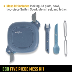 Uco ECO 5-piece Mess Kit, Ocean Blue