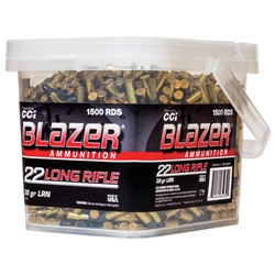 CCI BLAZER 22LR 38GR LRN 1500RD/BUCKET