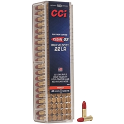 CCI 22LR HV 40GR RED POLYCOAT AMMO 100 RD/BOX