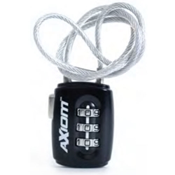 Axiom COMBINATION CABLE LOCK 30CM LONG