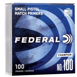 Federal No.100 Small Pistol Primers