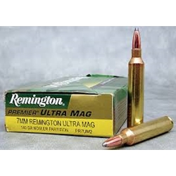 Remington 7mm REMINGTON ULTRA MAG 140GR. NOSLER PARTITION