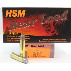 HS MUNITIONS 460 S&W 300 GR JSP