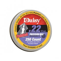 Daisy .22 CAL POINTED PELLETS 250/TIN