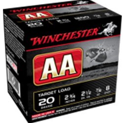 Winchester AA 20GA 2 3/4" #8 TARGET LOAD