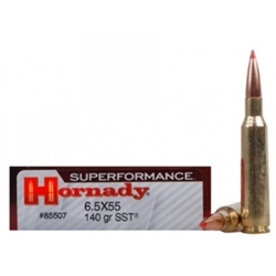 Hornady 6.5 X 55 140GR SST AMMO