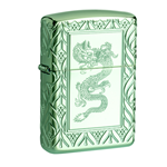 Zippo Armor HP Green Elegant Dragon